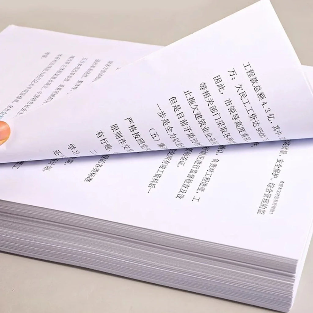 500/2500 Sheets A4 Copy Paper 70g/80g Printing Paper Full Box Batch Double-sided Office/home Use Scratch Paper Stationery