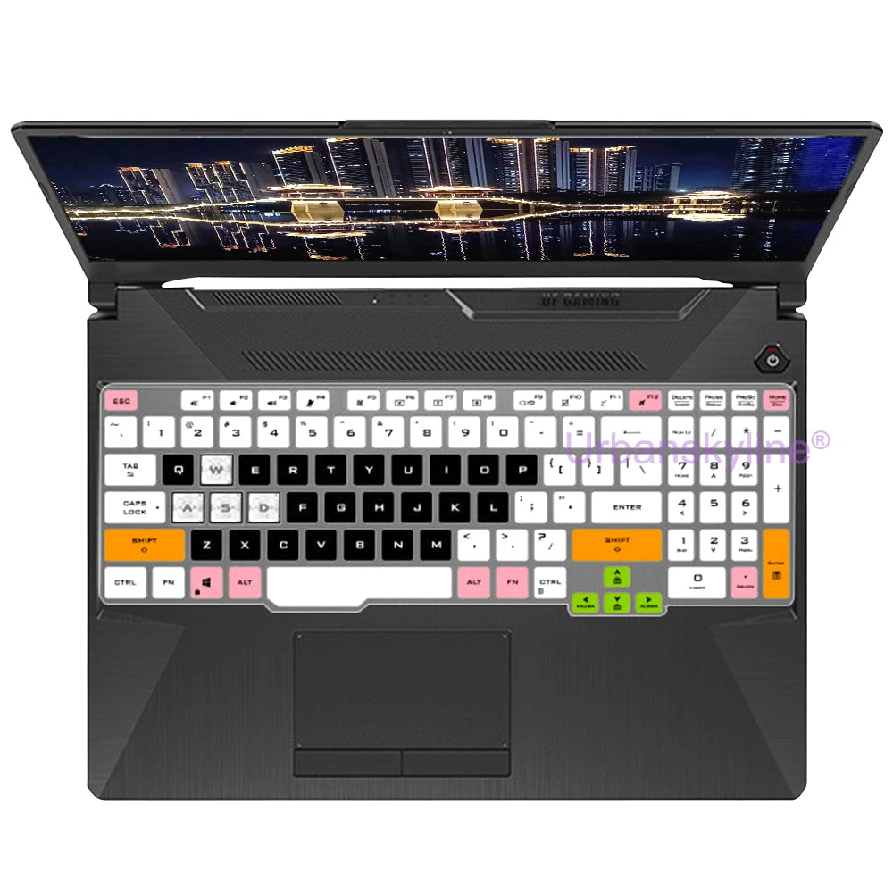 Keyboard Cover for ASUS TUF Dash F15 F16 F17 FX507 FX607 Gaming A15 A16 A17 A18 FA507 FA607 FA707 Silicone Protector Skin Case
