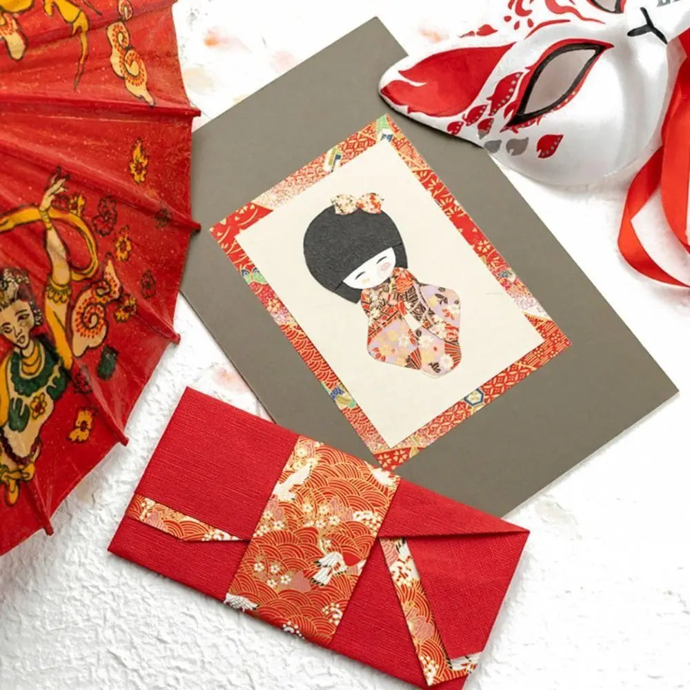 Art Material Japanese Style Gift Wrap Paper Sakura Pattern 42*58cm Origami Paper Paper-cut Folding Paper Paper Cutting
