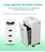 Upgrade New 20L GD9138 Electric Paper Shredder 2X15MM Office A4 Paper Shredder Granular Household High-power Silent Paper Shredd