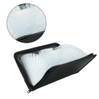 Small Expandable File Folder Zippered Accordion Folder 13 Pocket Receipt Coupon Organiser for Receipts, Coupons and Tickets