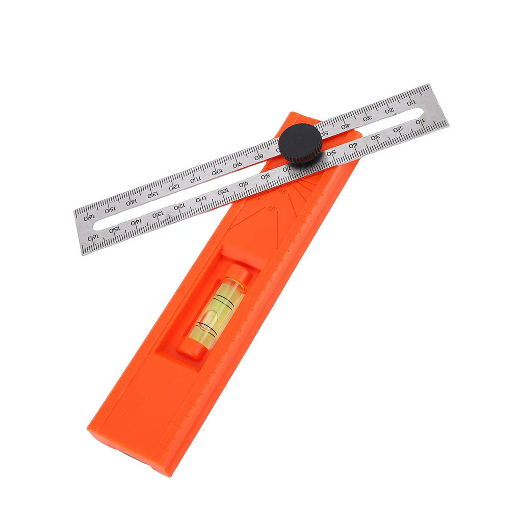 Marking Protractor Multi Angle Ruler Foldable Depth Measuring Tool  Gauge for Woodworking  Leveling Posit