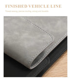 PU Leather A4 Document Bag, 7 Colors, File Folder for Office & Travel, Stylish Organizer