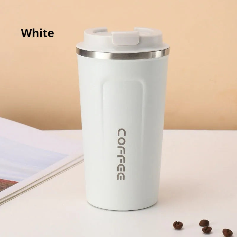 380/510ML Stainless Steel Coffee Mug Portable Tumbler Vacuum Flasks Car Thermal Cup Keeps Cold and Heat Thermal Mug Coffee Cup