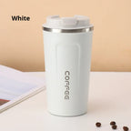 380/510ML Stainless Steel Coffee Mug Portable Tumbler Vacuum Flasks Car Thermal Cup Keeps Cold and Heat Thermal Mug Coffee Cup