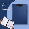 New A4 File Folder Clipboard Writing Pad Memo Clip Board Double Clips Organizer School Office Stationary