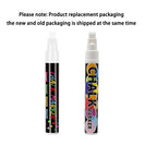 1/3 Pcs White Liquid Chalk Painting, Marking Erasable Dust-free Water-soluble Marking Pen School Classroom Office Supplies