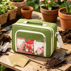 Gardening Plant Storage Binder 3-Ring 3-Ring With Top Handle 30-Sheet Garden Plant Storage Bag For Gardeners Hobbyists Elderly