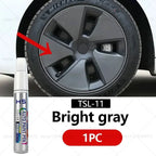 For Tesla Model 3 Y X S Scratch Removal and Wheel Hub Touch Up Pen Paint Clear Coat To Enhance Gloss Pearl White Deepsea Blue