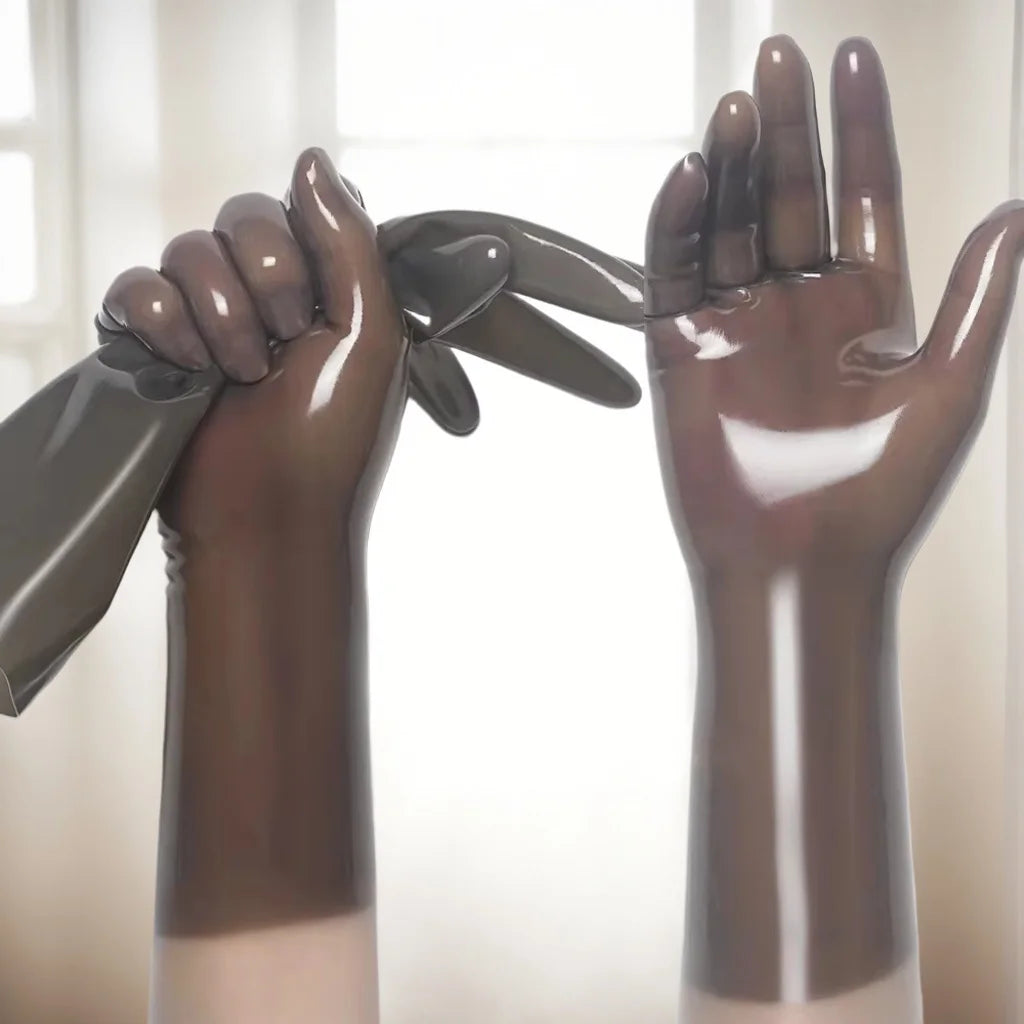 latex fetish man  black gloves  rubber hood sexy cosplay  fetish wear  catsuite male zentai socks chlorined rubber