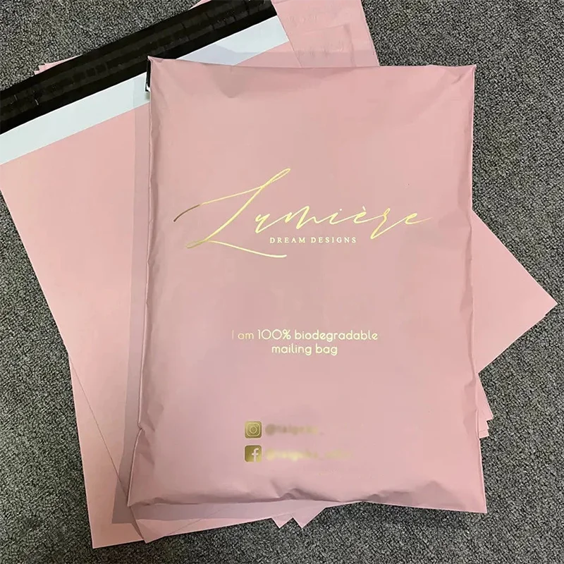 Customized Polyethylene Mailing Bags with Logo Self-Adhesive Plastic Express Bags Gift Wrapping Bags Personalized Packaging