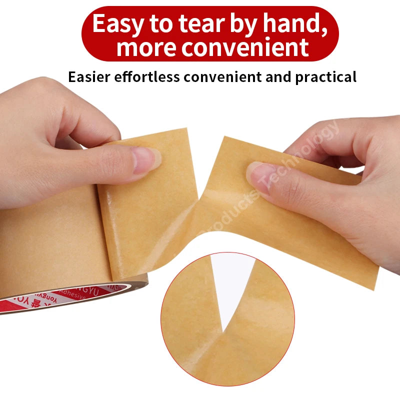 Water free kraft paper tape, environmentally friendly for writing, sealing tape, used for masking, sealing, and packaging