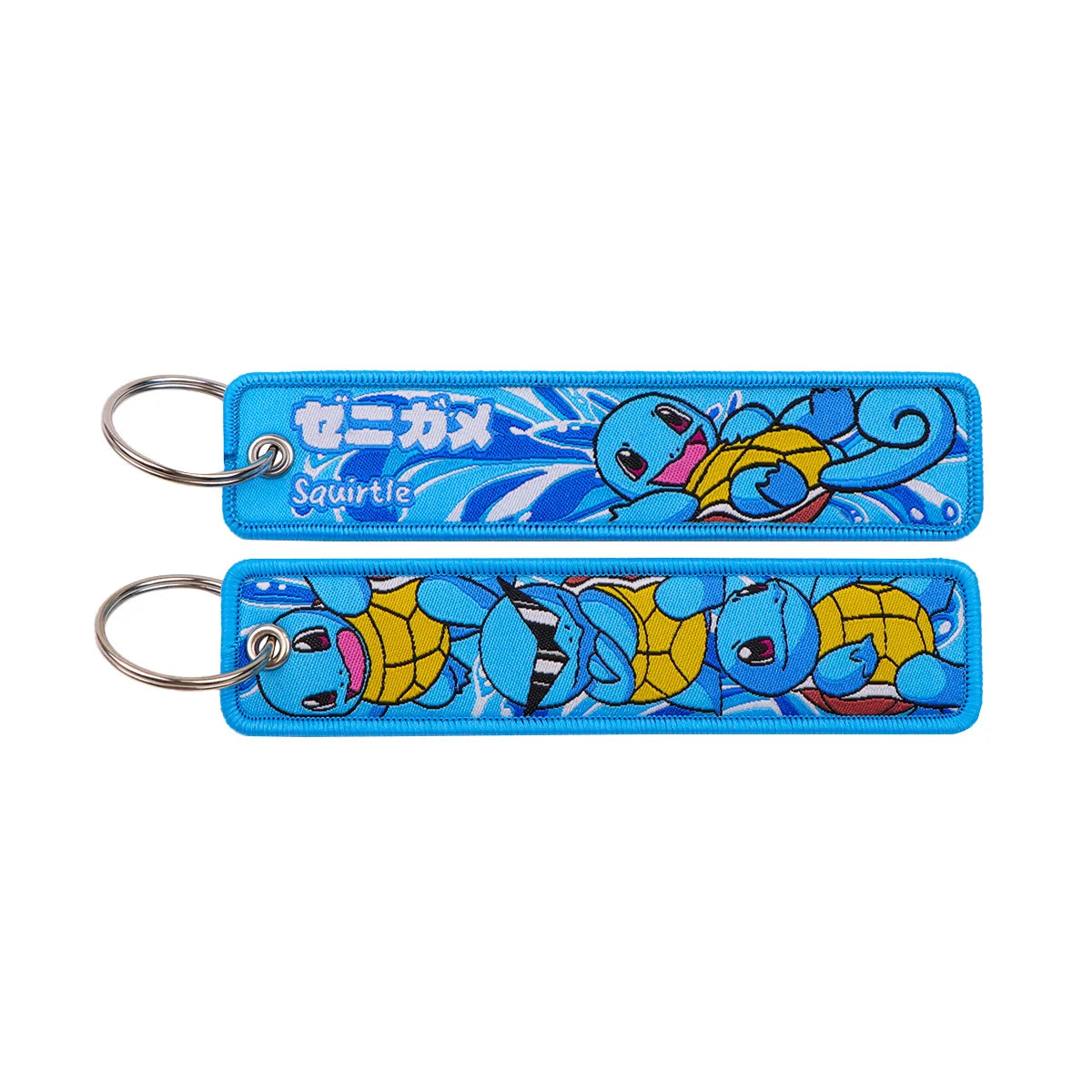 Kawaii Japanese Elf Anime Embroidery Key Fobs Key Tag Motorcycles Cars Backpack Chaveiro Keychain Fashion Keyring Friends Gifts