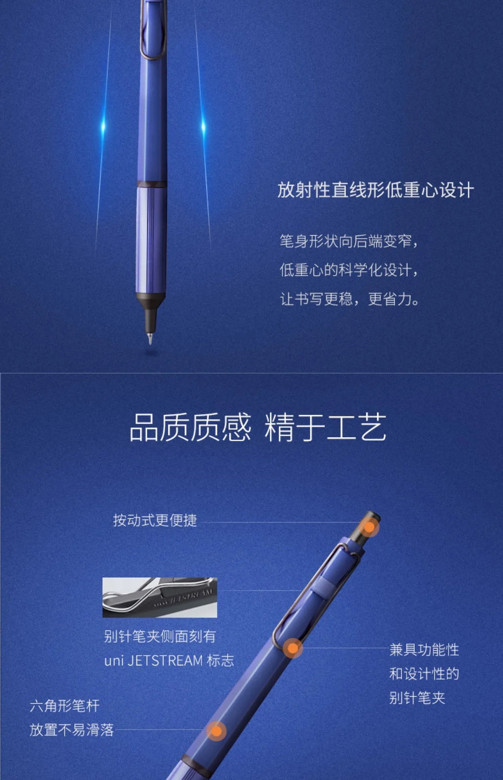 Japan UNI JETSTREAM EDGE Ultra Fine Ballpoint Pen,SXN-1003 Metal 0.28/0.38mm Fast-Drying for business,signing,Japanese Stationer