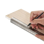 High-precision Scale Ruler T-type Hole Ruler Stainless Woodworking Scribing Mark Line Gauge Carpenter Measuring Tool