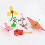 2026 New 3D Printing Pen DIY Three-dimensional Painting Children Toys With LCD Screen Power Adapter 200M PLA Filament Toys Gift
