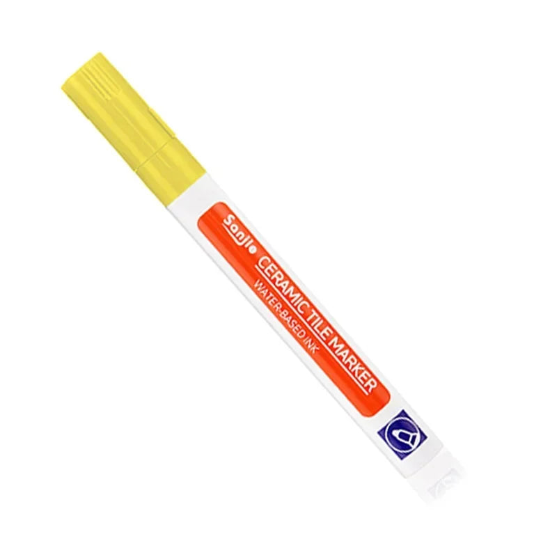 White Waterproof Tile Marker Grout Pen Wall Seam Pen 10Color Optional,for Tiles Floor Bathroom Decontamination Seam Repair