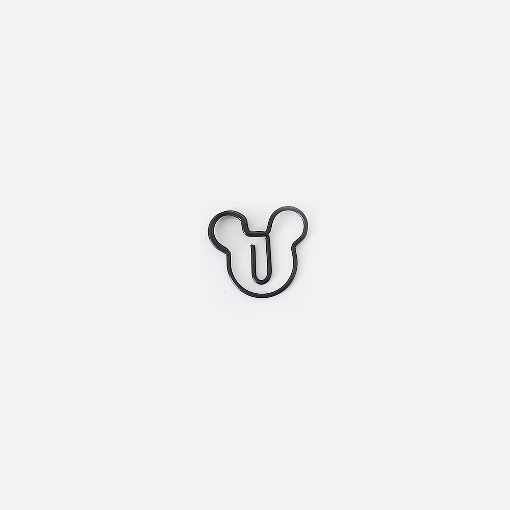 20pcs cartoon gold rose gold Paperclip on Book Paper Creative Paper Clips Students Stationery Office School Binding Supplies