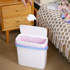 20L Scented Drawstring Trash Bags Floral Fragrance Rose Lavender Lemon Vanilla Heavy Duty Kitchen Bathroom Office Garbage Bags