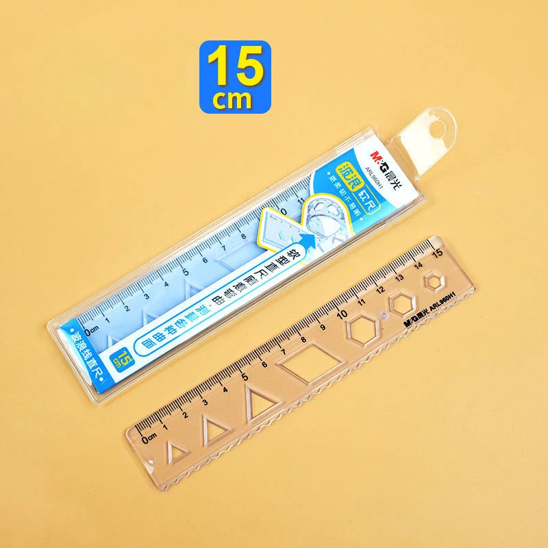 30pcs Clear Soft Ruler 15cm Flexible Transparent Ruler for School Kids School Thing Study Supplies Student Ruler 20cm Stationery