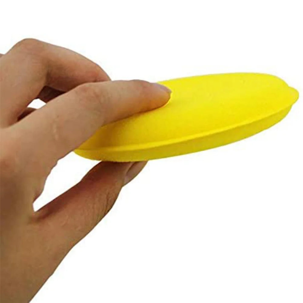 10Pcs Round Car Waxing Polish Wax Foam Sponge High Density Applicator Pads Cleaning Sponge Auto Detail Washing Car Cleaning Tool
