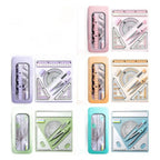 Ruler 8-piece Set Student-specific Compass Measuring Angle Ruler Triangle Ruler Ruler  Full Set of Ruler Stationery Gift Package