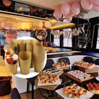 50-200PC Kraft Paper French Fries Cup Disposable Fry Charcuterie Cups For Party Celebrations Various Snacks Cupcake Paper Cups