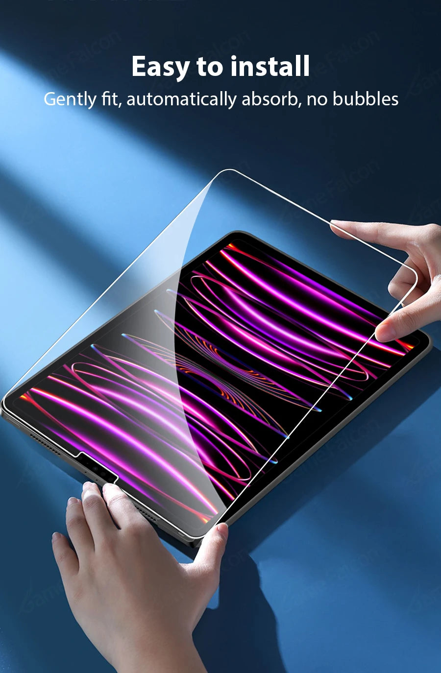 Tempered Glass Screen Protector For Ipad Pro 13 11th M5 M4 2025 12.9 A16 Air 11 5 4 M3 M2 10 9 9th 10th Generation Mini 7 6 Film