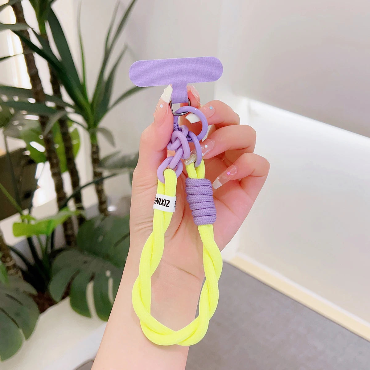 1Pc Cellphone Straps Hanging Cord Mobile Phone Lanyard Short Wrist Strap Charm Anti-lost Chain for Women Keychain