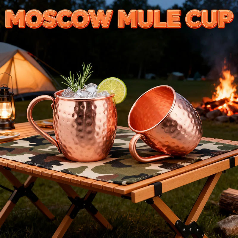100% Copper Moscow Mule Mug Durable Coppery Beer Mugs 350ml Coffee Mug Milk Cup Pure Copper Bar Cup Drinkware