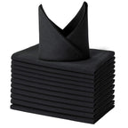 Plain Colour Napkins Durable Polyester Thicken Placemat Reusable for Kitchen Dining  Wedding Decoration