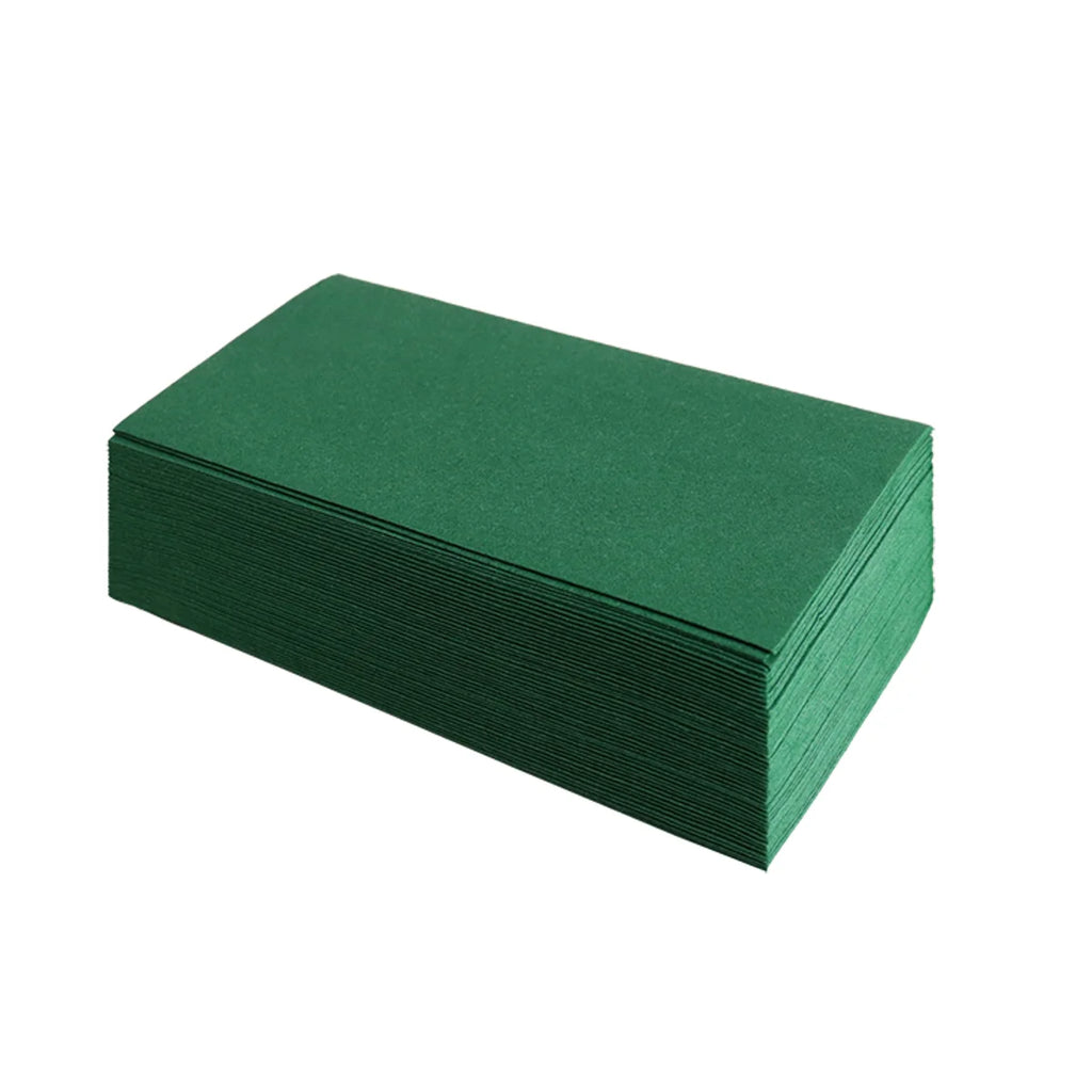 JINYUDOME Disposable Napkin,Linen-Feel Dinner Napkin,7.87*15.75“ Colored Napkin,Prefold Paper Napkins Pad For Party Wedding
