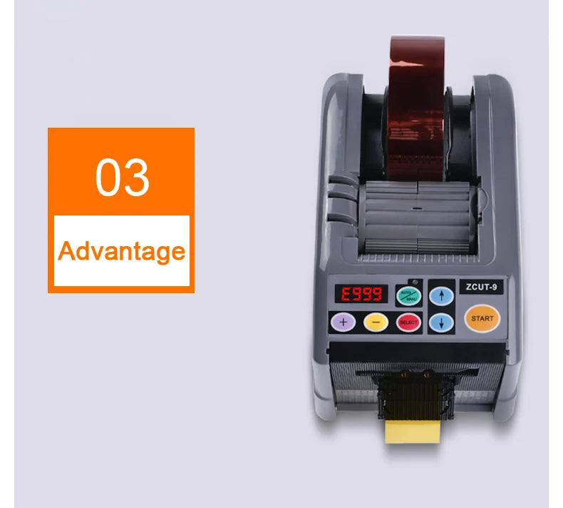 ZCUT-9 Tape Cutting Machine Automatic Paper Cutter Packaging Machine Tape Dispenser for Double Sided Tape Slitting Machine