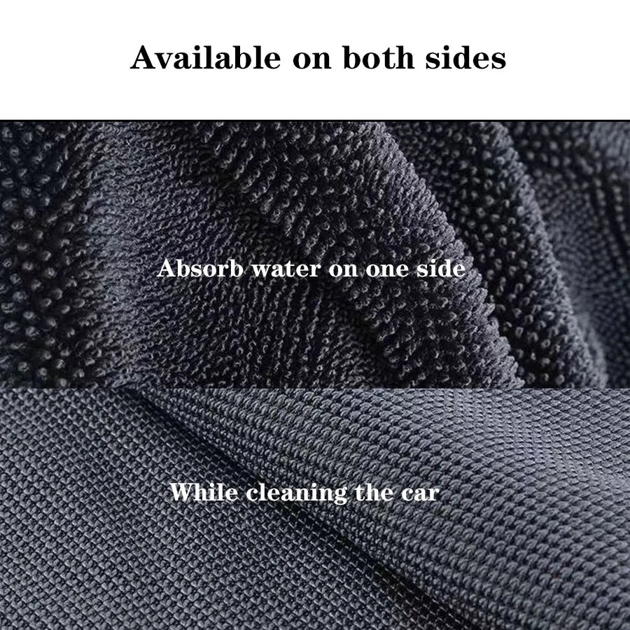 1/2/3/5 Car Cleaning Towels, Microfiber Car Towels, Vehicle Cleaning Cloths, Strong Water-Absorbing Car Glass Cleaning Towel Supplies