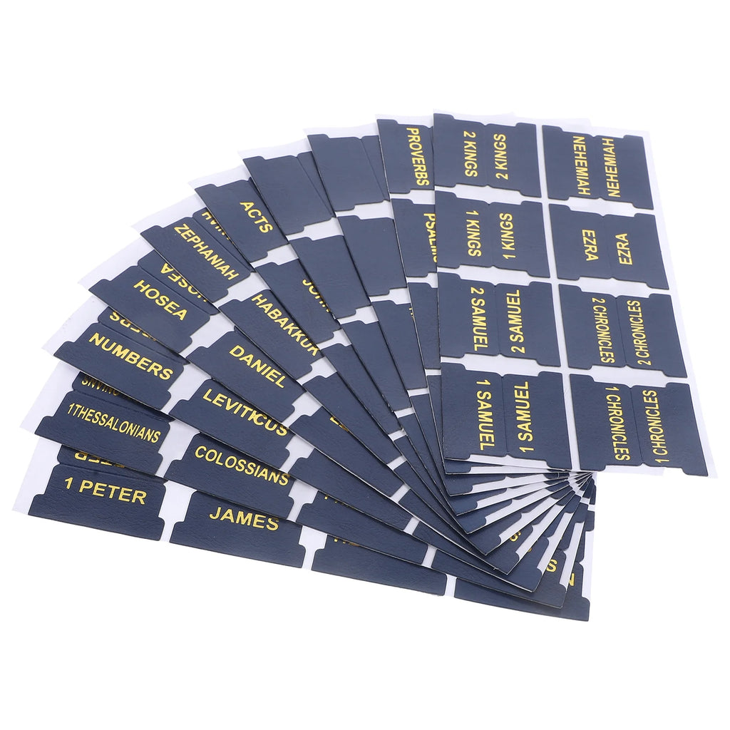 1Set Bible Index Tabs Fine Workmanship PU Page Markers for Fast Location Students Scholars Devotional Use Daily Reading