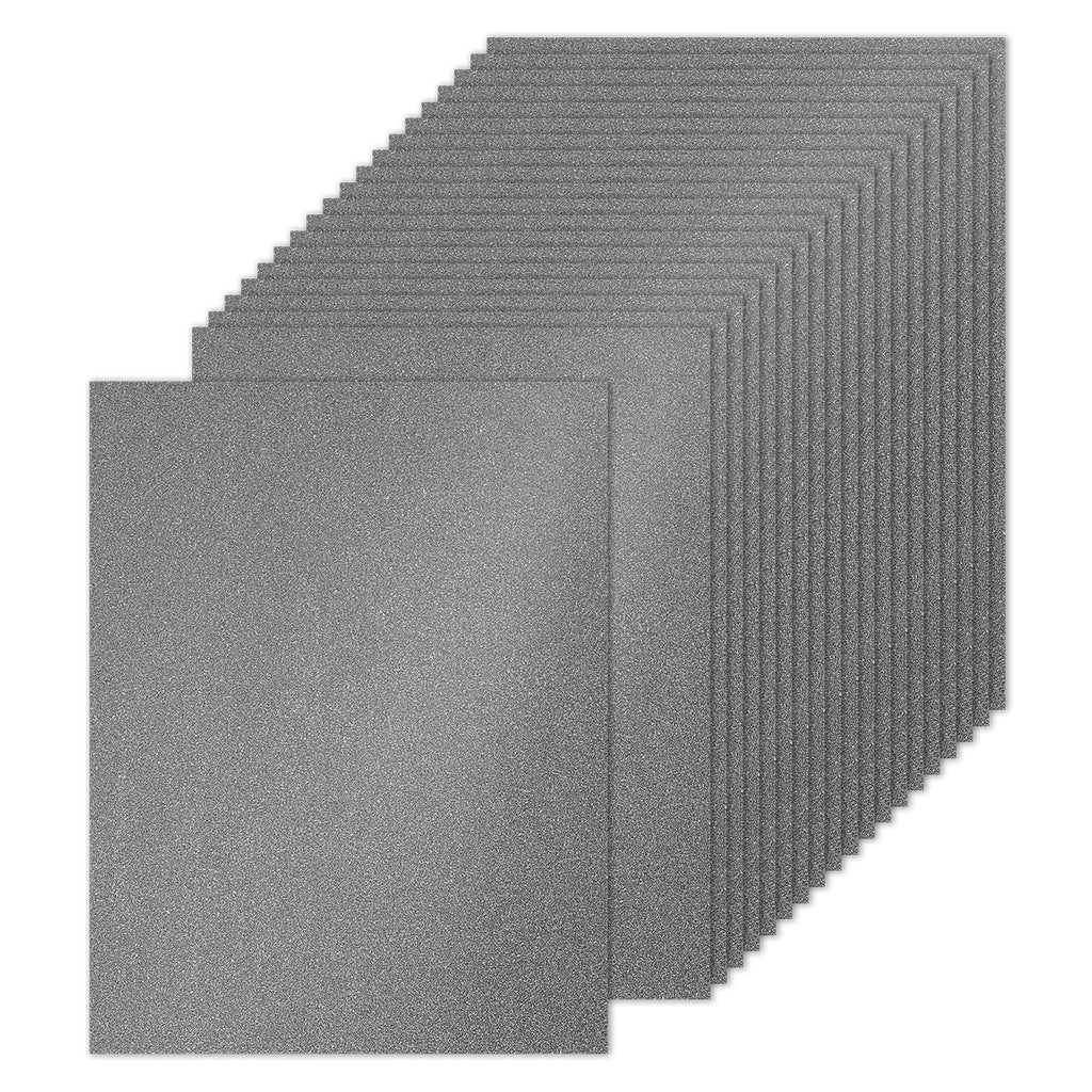 20 Sheets 250gsm Glitter Cardstock Paper Rectangle Premium Sparkly Paper Craft Cardstock Paper for Scrapbook Cards DIY Party Art
