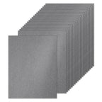 20 Sheets 250gsm Glitter Cardstock Paper Rectangle Premium Sparkly Paper Craft Cardstock Paper for Scrapbook Cards DIY Party Art