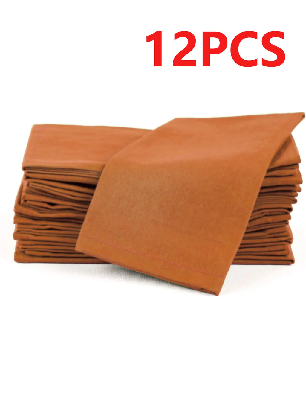6/12PCS 40x40cm Cotton Linen Cloth Napkins Thickened Durable Placemat Reusable for Kitchen Dining Wedding Decoration