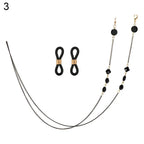 New Fashion Women Eyeglass Chain Hollow Star Pearl Beaded Sunglasses Reading Glasses Lanyard Eyewear Holder Neck Strap Rope