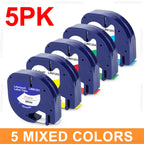 Dymo Label Printer LT100H LT-100H Inkless Label Maker Handheld Label Machine with Dymo 12mm LT Tape or 5PK 91201 91200 Label