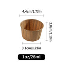 100/200pcs Disposable Paper Leak-proof Food Dipping Cup 0.75/1/2 oz Cup Suitable For Medicine Dispensing Supermarket Tasting Cup