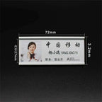 Name Badge Wholesaler Brooch Magnets Metal  Fastener Brooch Holder Card Name Tag