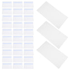 100Pcs Self Sealing White Business Envelopes Letter Size Peel and Seal Security Mailing Envelopes for Checks Invoices Personal