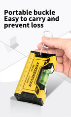 Mini Magnetic Level Gauge - High Precision Portable Horizontal & Vertical Metric Ruler Protractor for Home Use