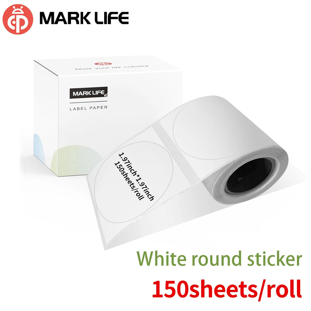 Marklife Thermal Label Printer P50 Protable Bluetooth Wireless Self-Adhesive Printer Tag Price Machine for Office School Kitchen