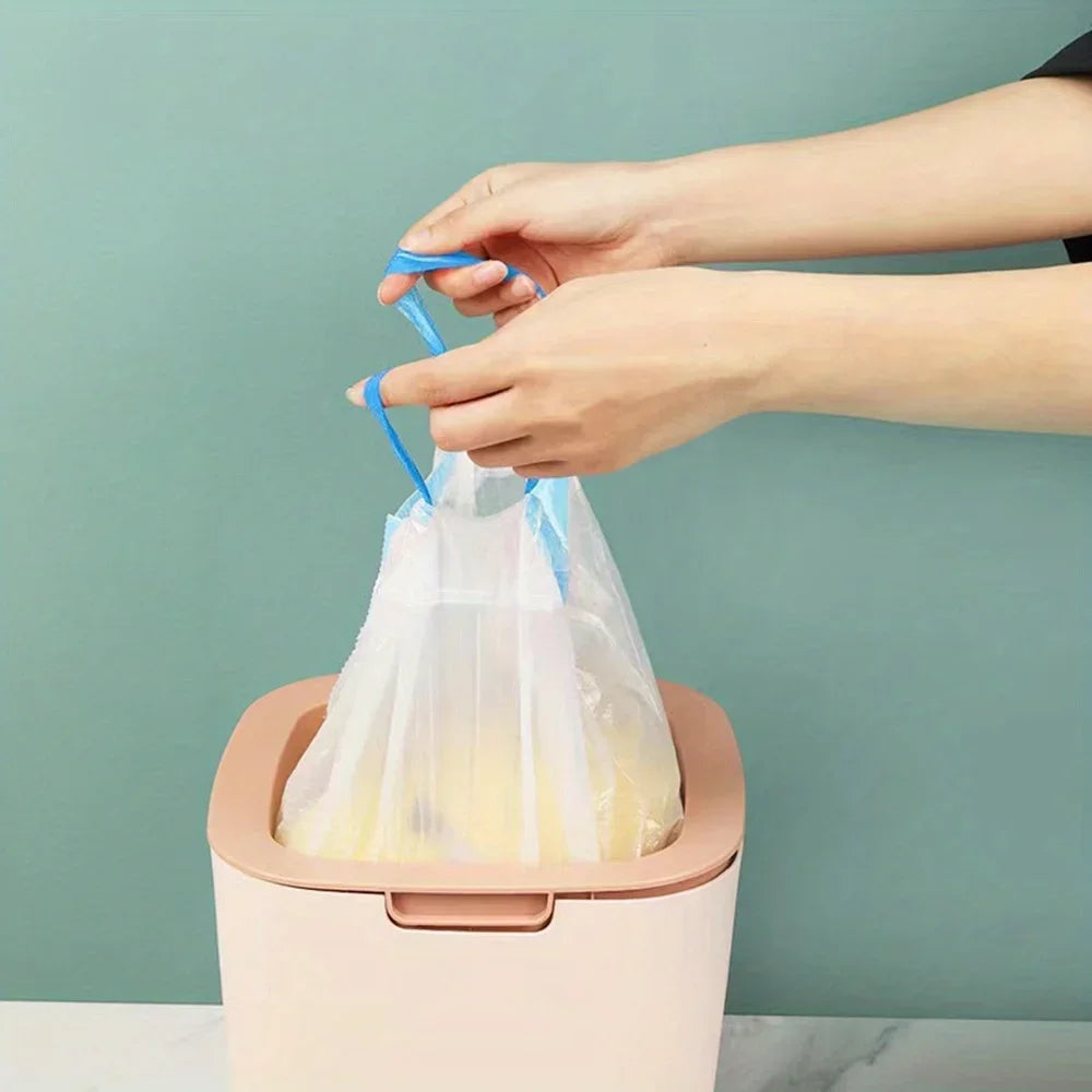 1/3roll Trash Bags Suitable for 4 Gallon Trash Cans Plastic Bin Liners Specially Designed for Bathroom, Restroom, Bedroom Office