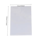 10pcs L-Type A4 Folder Monolithic Folder File Protective Cover Transparent File Envelope Folder