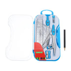 1Set Drawing Ruler Kit Professional Drafting Tools for School Student Office Geometry Math Engineering Design Supplies Storage