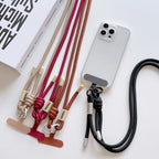 Candy Color Colorful Adjustable Long Lanyard for Mobile Cell Phone Crossbody Anti-Lost Strap Hanging Rope Universal Necklace