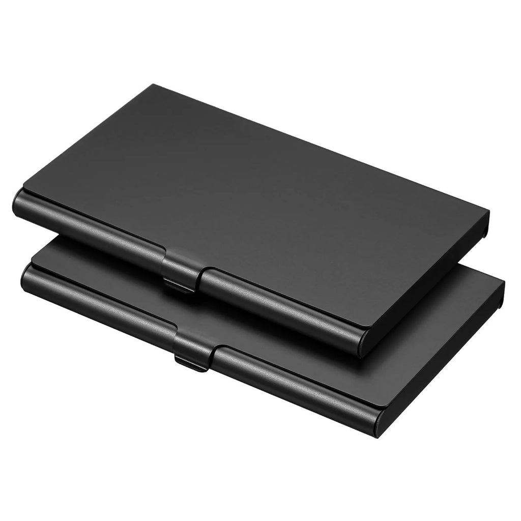 1/2/3Pcs Business Card Holder Metal Box Cover Credit Card Holder Aluminum Alloy Flip Cover Slim Name Cards Case for Women Men